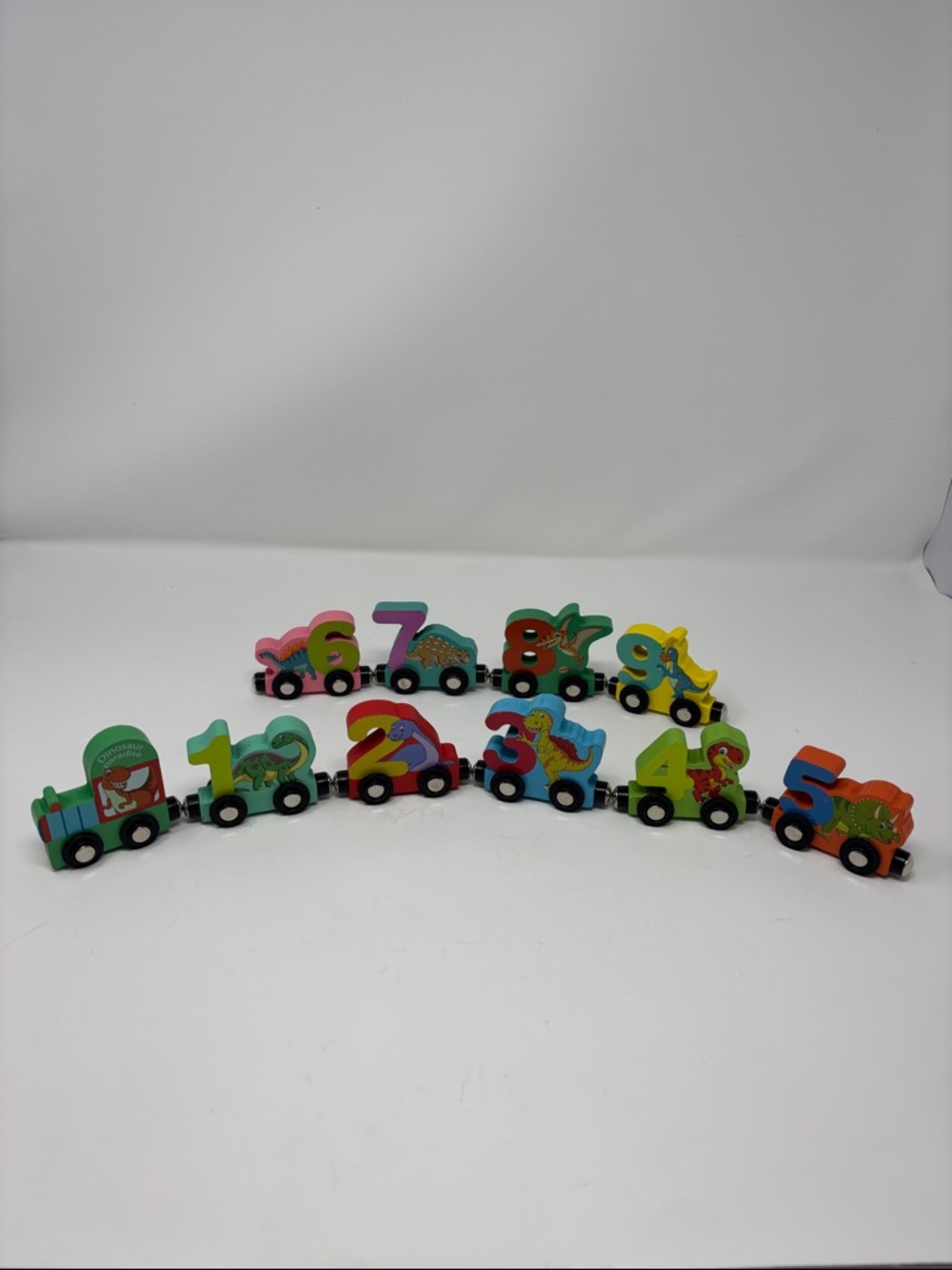 Colorful Number Train Wooden Toy Set - Multicolor magnetic